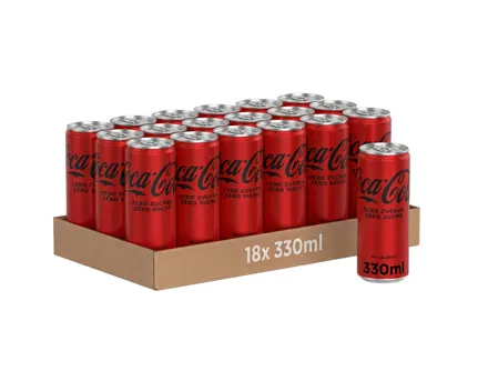 Coca Cola Zero 18x33cl