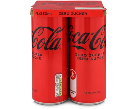 Coca Cola Zero 4x25cl