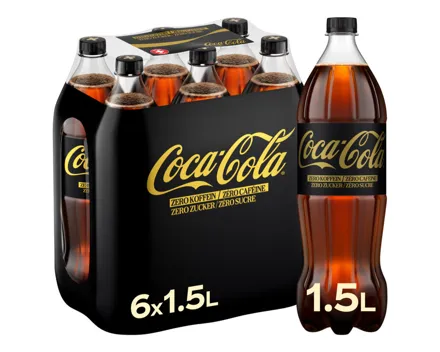 Coca Cola zero koffeinfrei 6x1.5l