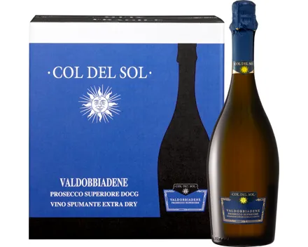 Col del Sol Extra Dry Prosecco Superiore Valdobbiadene DOCG