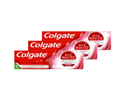 Colgate Max White Expert Original Zahnpasta 3x 75ml
