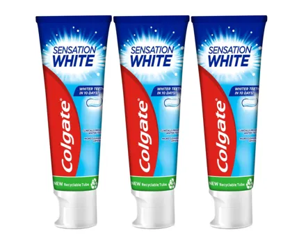 Colgate Sensation White Zahnpaste 3x 75ml