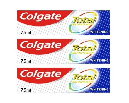 Colgate Total Plus gesundes Weiss Zahnpasta 3x 75ml