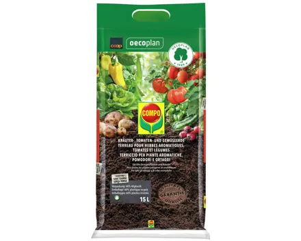 Compo Oecoplan Kräuter-, Tomaten- und Gemüseerde | 15 l