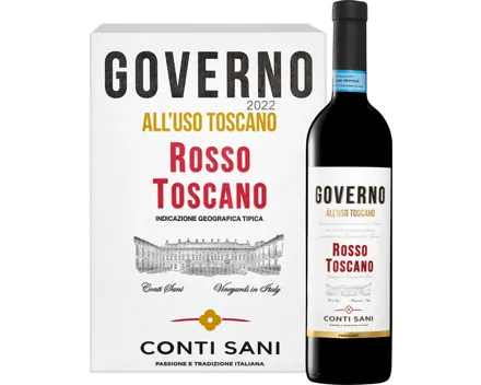 Conti Sani Governo all’uso Toscano Rosso