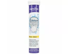 Conviva Calcium Magnesium & Vitamin D Zitrone 15 Stück