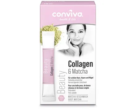 Conviva Kollagen & Matcha Sticks 15 Stück