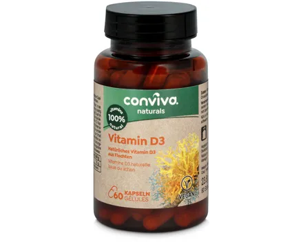 Conviva naturals Vitamin D3 Kapseln 60 Stück