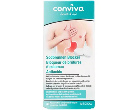 Conviva Sodbrennen-Blocker 30 Stück