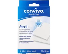 Conviva Steril Gazekompresse 10 Stück