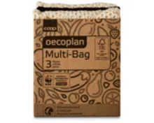 Coop Oecoplan Multibag, Mehrwegbeutel für Früchte und Gemüse, FSC®, 100% nachwachsender Rohstoff, Packung à 3 Stück