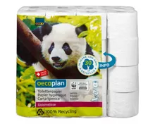Coop Oecoplan Toilettenpapier Goldmelisse, FSC® Recycled, 3-lagig, weiss, 32 Rollen