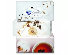 Coop Super Silk Papiertaschentücher mit Baumwolle, FSC®-Mix, Box, 3 x 80 Stück, Trio