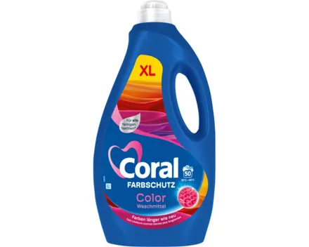 Coral Flüssig-Waschmittel Optimal Color 50 Waschgänge