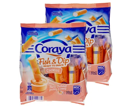 Coraya Fish&Dip mit Cocktailsauce MSC 2x210g
