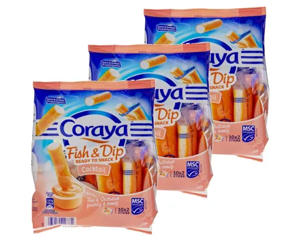 Coraya MSC Fish&Dip Cocktail 3x210g