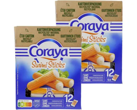 Coraya Surimi Sticks MSC 2x180g