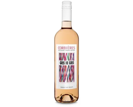 Corbières AOP Rosé Gris de Gris (2025) – Roséwein, Frankreich (0.75l)
