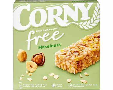 Corny free Riegel Haselnuss