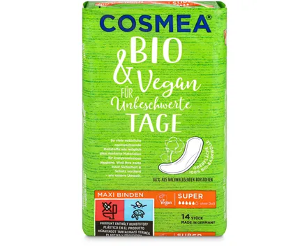 Cosmea Bio Binden Maxi Super 14 Stück