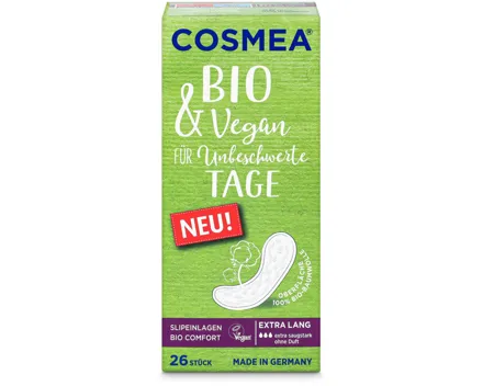 Cosmea Bio Slipeinlagen Extra Lang 26 Stück
