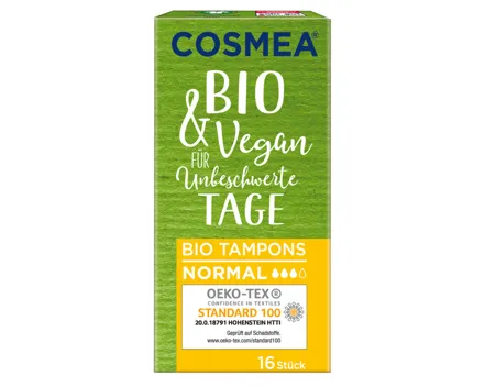 Cosmea Bio Tampons Normal 16 Stück