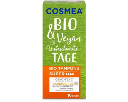 Cosmea Bio Tampons Super 16 Stück