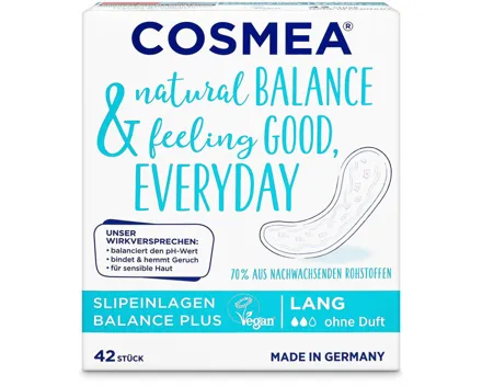 Cosmea Slipeinlagen Balance Lang 42 Stück