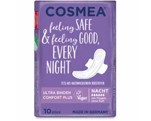 COSMEA Ultra Binden Nacht mit Flügeln 10 Stück