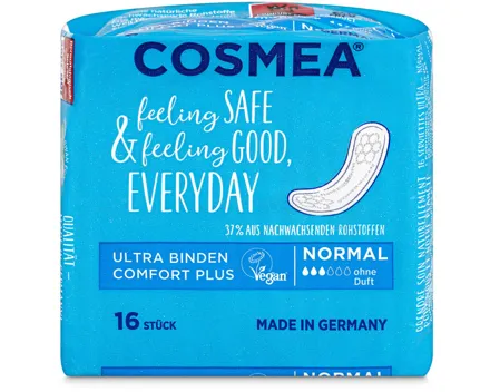 Cosmea Ultra Binden Normal 16 Stück