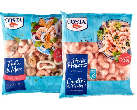 Costa-Pacific Prawns, ASC oder -Meeresfrüchtemischung