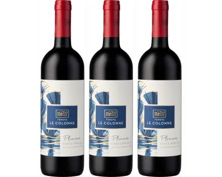 Costa Toscana IGT Plenum Tenuta Le Colonne 3x 75cl (2020) – Rotwein, Italien (0.75l)