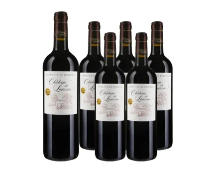 Côtes de Bordeaux AOC Château de Laussac Castillon 6x 75cl (2020) – Rotwein, Frankreich (0.75l)