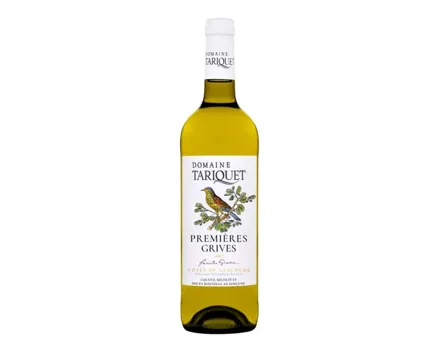 Côtes de Gascogne Blanc IGP Premières Grives Domaine Tariquet (2025) – Weisswein, Frankreich (0.75l)