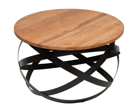 Couchtisch Orbis Eiche massiv 70 x 40 x 70 cm