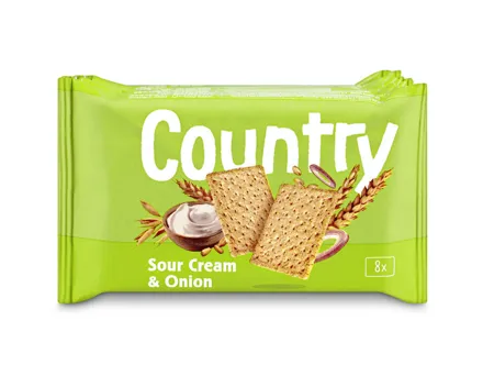 Country Cracker SourCream & Onion 6 Portionen