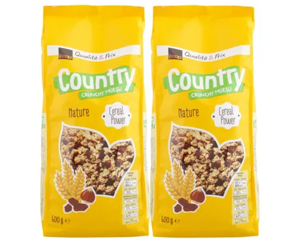 Country Müesli nature 2x600g