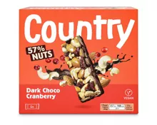 Country Nuts Dark Choco & Cranberry 6x30g