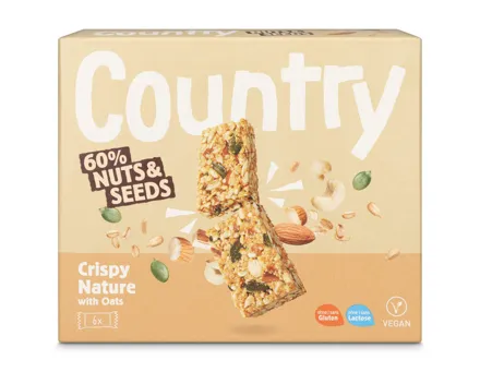 Country Nuts&Seeds Crispy Nature 6x30g