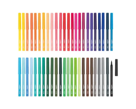 Crelando Fasermaler, 45-tlg.