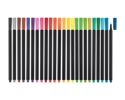 Crelando® Brushliner/Fineliner, 24er-Set