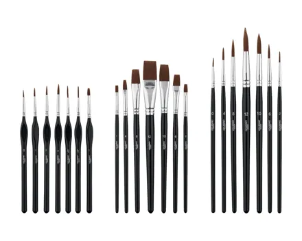 Crelando® Künstlerpinsel-Set, 7-tlg.