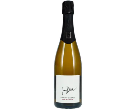 Crémant d'Alsace AOP Blanc Brut Nature Jean Huttard – Schaumwein, Frankreich (0.75l)