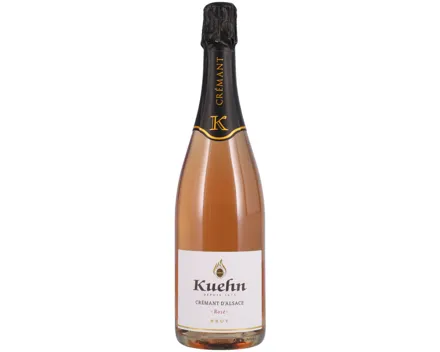 Crémant d'Alsace Brut Rosé Pinot Noir Kuehn – Schaumwein, Frankreich (0.75l)