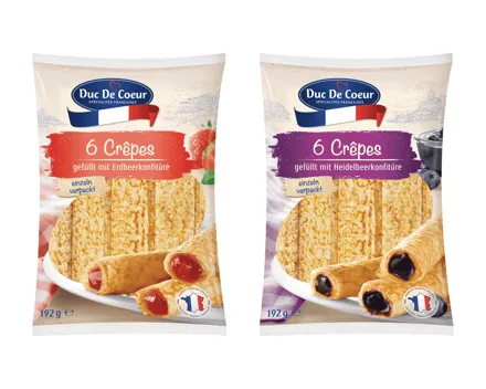 Crêpes mit Füllung