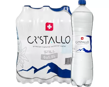 Cristallo natürliches Mineralwasser