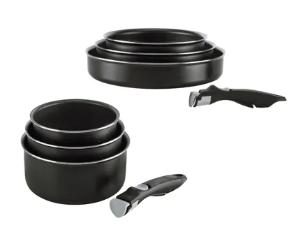 CRIVIT Aluminium-Topf-Set/-Pfannen-Set, 4-tlg.