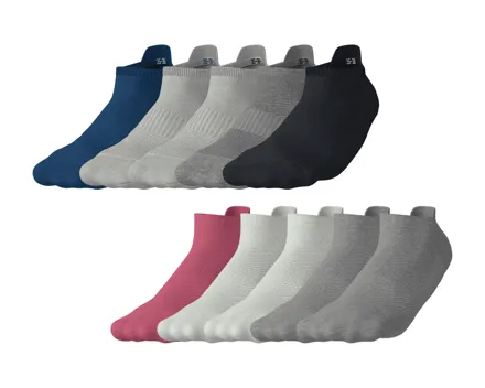 CRIVIT Sport-Sneakersocken, 5er-Set