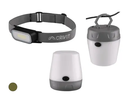 CRIVIT Stirnlampe/Campinglampe