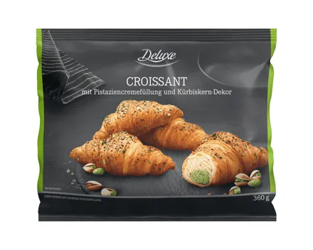 Croissant mit Pistaziencreme-Füllung